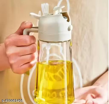 Oil Dispenser & Mist Spray Bottle, Cooking/Baking Tool & Accessories, Leakproof Seasoning Bottle, Cooking Oil Container 500ml Multicolor(Pack of 1)