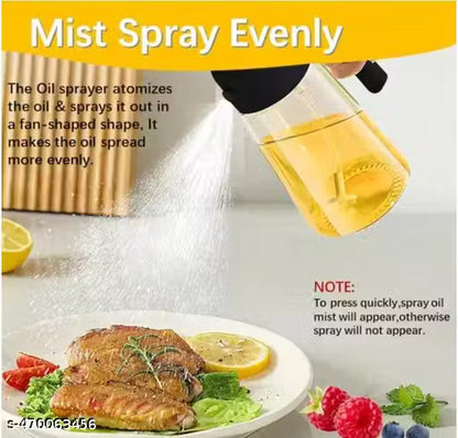 Oil Dispenser & Mist Spray Bottle, Cooking/Baking Tool & Accessories, Leakproof Seasoning Bottle, Cooking Oil Container 500ml Multicolor(Pack of 1)