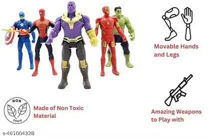 Avenger Action Figure Toy set of 5 superheros