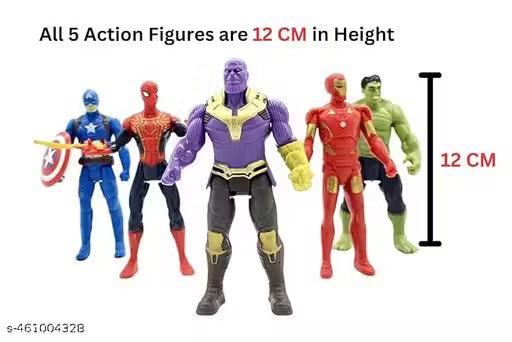 Avenger Action Figure Toy set of 5 superheros