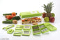 12 in 1 (green) multi vegetable cutter, fruit slicer and Vegetable & Fruit Grater & Slicer (12 in 1 cutter set, chopper, grater, peeler, Slicer, vegetable cutter, fruit cutter)