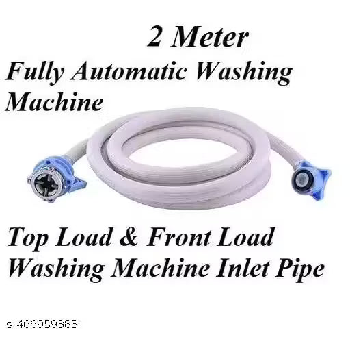 Top Loading Fully Automatic Washing Machine Hose, PVC Washing Machine Inlet Hose Pipe (White , 2 Meter)