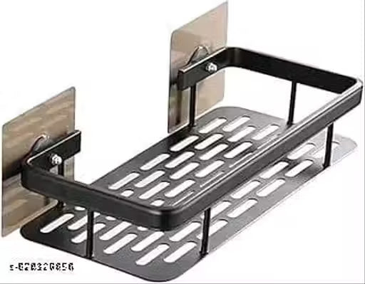 PACK OF 1 Shelves Bathroom Shelves No-Drill Corner Shelf Metal Shower Storage Rack Holder Toilet Organizer Holder Wall Mount Shower Room Rack